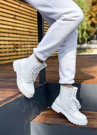 Ботинки dr. martens 1460 white черевики