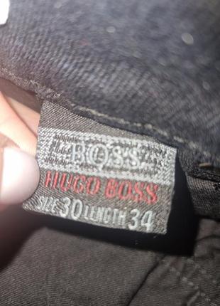 Джинсы hugo boss, черные8 фото