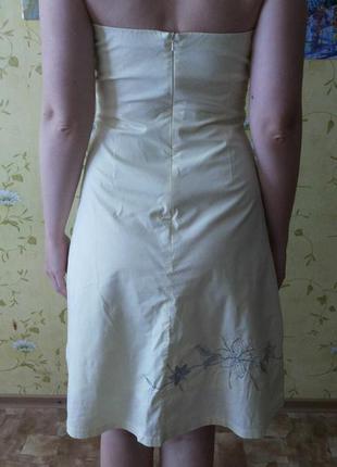 Офигенное летнее платье с ручной вышивкой3 фото