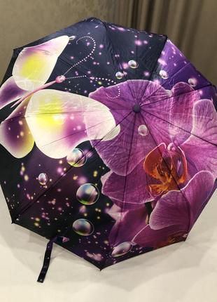 Зонт фиолет frei regen полуавтомат3 фото