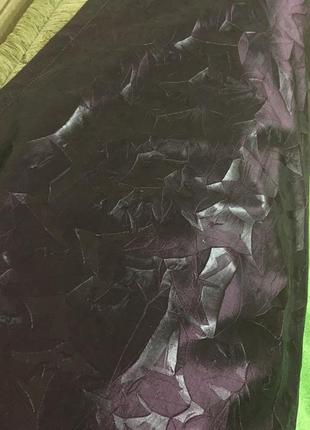 Фиолетовая скатерть-дорожка для декора стола. жатка. размер 146*42см2 фото