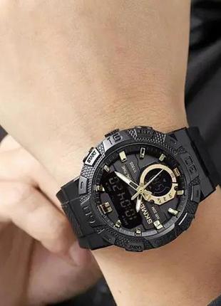 Часы наручные мужские skmei 1881gdbk, фирменные спортивные часы, оригинальные мужские часы брендовые5 фото