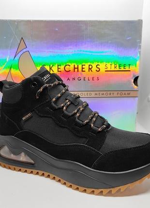 Замшевые ботинки кроссовки skechers uno оригинал1 фото