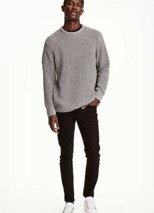 Твиловые брюки skinny fit h&m 0416157003