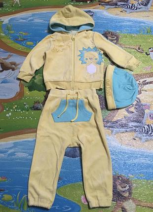 Костюм велюровий chicco левеня