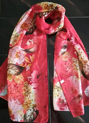 Распродажа, шарф женский, весенний, легкий, 160х50 см5 фото