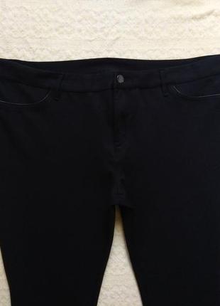 Стильные черные штаны скинни yessica, 20 размер.2 фото