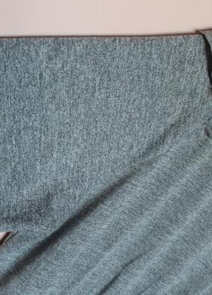 Світло сіра меланжева коротка сукня батал, туніка трикотажна, туника трикотаж 56-60 р.3 фото