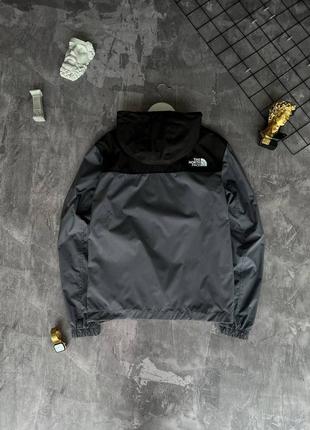 The north face anorak jacket grey black.3 фото