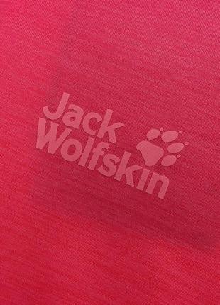 Малиновая футболка jack wolfskin10 фото