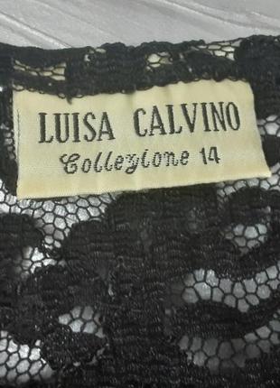 Блузка мереживо-гіпюр luisa calvino 46-48 вінтаж3 фото