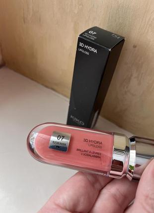 Блеск для губ kiko milano 3d hydra lipgloss 07 rosa magnolia с трехмерным эффектом2 фото