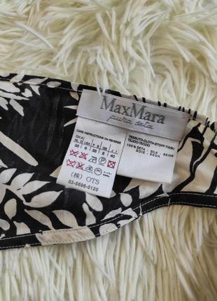 Max mara оригінал шовкова блуза шовк топ шелковая шелк принт италия2 фото