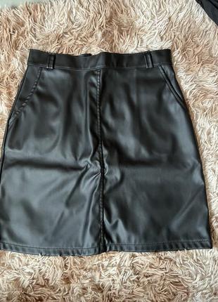 Кожаная юбка