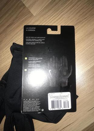 Шапка и перчатки US10.5 nike running