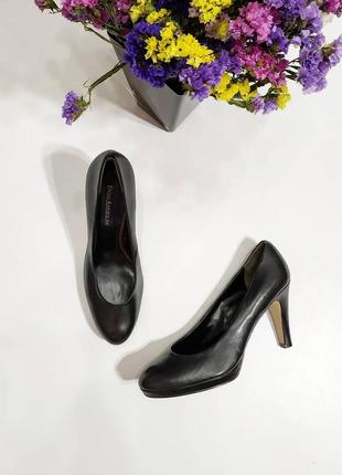 ❤️ брендовые классические черные туфли