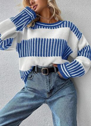 Чарівний светр блакитний з довгими рукавами, 1500+ відгуків