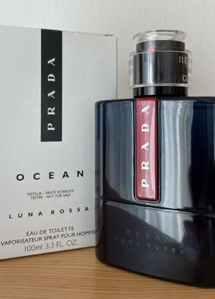 Туалетная вода для мужчин prada luna rossa ocean 100 ml. tester.2 фото