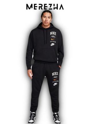 Штани брюки nike club stack jogger pants men - black (fn2643-010)