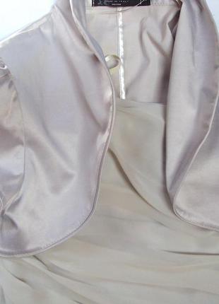 Сукня вечірня ошатне з болеро ,кремовий колір3 фото