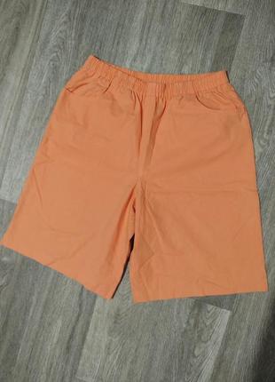 Мужские лёгкие оранжевые шорты / primark / бриджи / мужская одежда / чоловічий одяг /