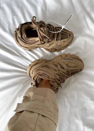 Balenciaga track  “full beige”7 фото