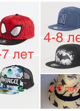 Н&м кепка, реперка, панамка от 1 до 12 лет1 фото