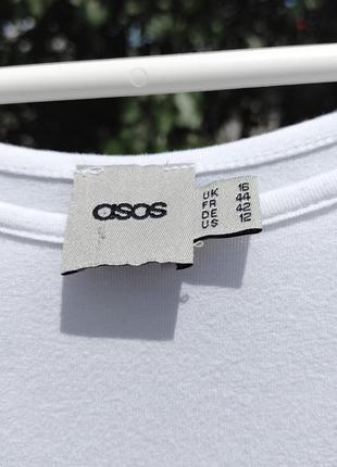 Мягенькое простое белое платье asos4 фото