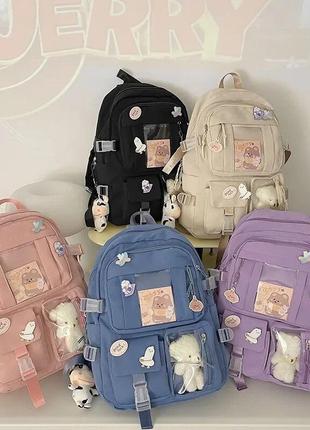 Школьный детский рюкзак для школы, портфель сумка в корейском стиле1 фото