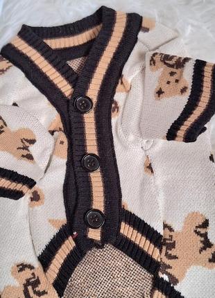 Трикотажний светр кофта для малих порід собак, кішок2 фото