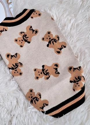 Трикотажний светр кофта для малих порід собак, кішок5 фото