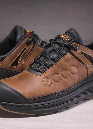 Кроссовки кожаные ecco urban nubuck olive8 фото