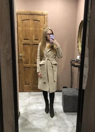 Пальто беж XXL / 52