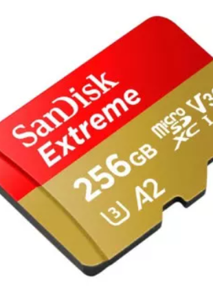 Картка пам'яті sandisk extreme 256gb microsdxc без адаптера