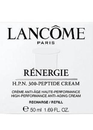 Антивіковий крем для обличчя lancome renergie h.p.n. 300-peptide cream з пептидами, гіалуроновою кислотою та ніацинамідом, 50 мл1 фото