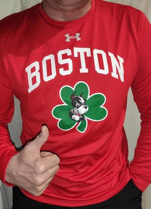 Спорт новая сток фирменная кофта лонгслив under armour boston university.л-хл