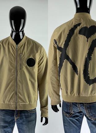 Мужская куртка бомбер the weekend x h&amp;m10 men's beige bomber jacket size l1 фото