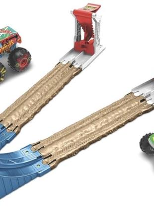 Трек hot wheels подвійний старт monster trucks