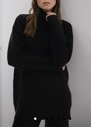 Платье, свитер удлиненный, туника взана zara1 фото