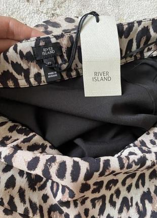 Спідниця довга принт леопард river island5 фото