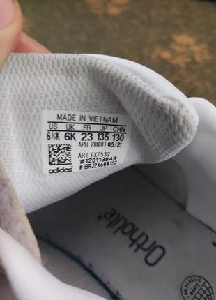 Дитячі шкіряні крассовкі adidas (23-23,5 розмір)4 фото