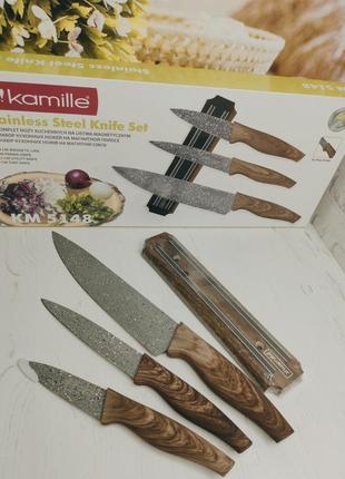 Набір кухонних ножів kamille km-5148 4 предмети