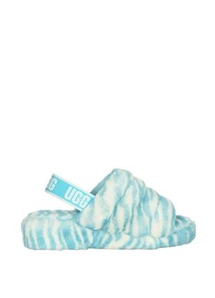 Гибрид тапочки босоножки ugg yeah slide zebra2 фото