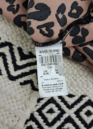 Брендова дуже стильна сорочка блуза в хітовий леопардовий принт river island🐆8 фото