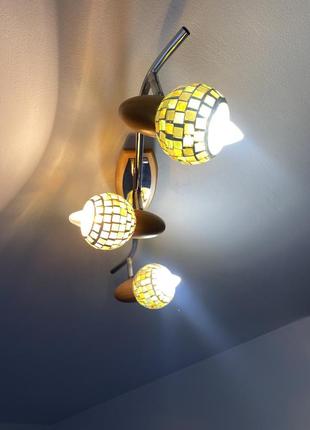 Люстра лампа світильник мозаїка