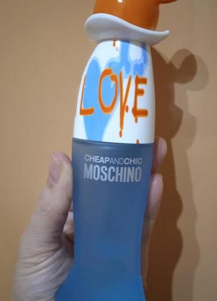 Moschino cheap & chic i love love туалетная вода женская