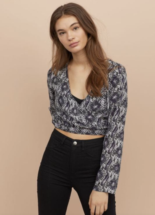Шифоновый новый топ h&m