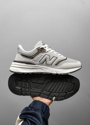 New balance №997 gray core brown.3 фото