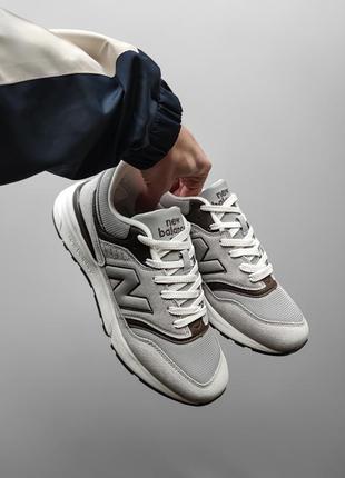 New balance №997 gray core brown.5 фото