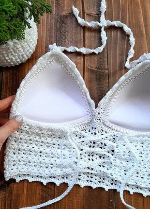 В'язаний кроп топ, 100% бавовна